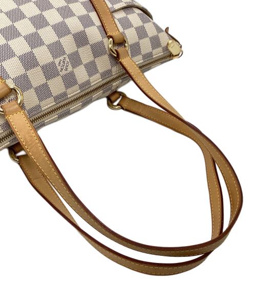 LOUIS VUITTON（ルイ ヴィトン）LOUIS VUITTON (ルイ ヴィトン) ダミエ アズール トータリーPM ホワイト×ブラウンの古着・服飾アイテム