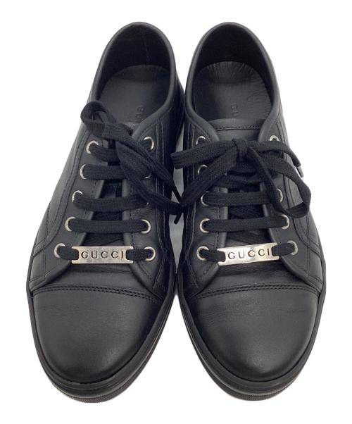 GUCCI（グッチ）GUCCI (グッチ) スニーカー ブラック サイズ:36 1/2の古着・服飾アイテム