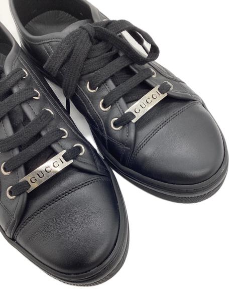 GUCCI（グッチ）GUCCI (グッチ) スニーカー ブラック サイズ:36 1/2の古着・服飾アイテム
