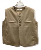 formeフォルメ）の古着「FrontButtonVest(フロントボタンベスト)」｜モカ