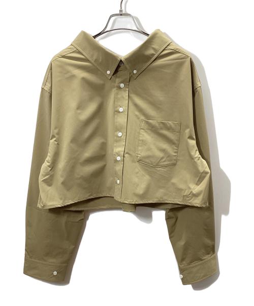 forme（フォルメ）FORME (フォルメ) 長袖シャツ ベージュ サイズ:長袖ショートシャツの古着・服飾アイテム