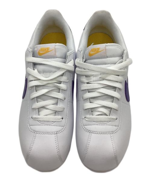 NIKE（ナイキ）NIKE (ナイキ) スニーカー ホワイト×パープル サイズ:28.5の古着・服飾アイテム
