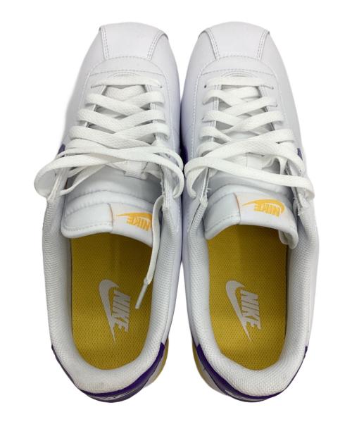 NIKE（ナイキ）NIKE (ナイキ) スニーカー ホワイト×パープル サイズ:28.5の古着・服飾アイテム