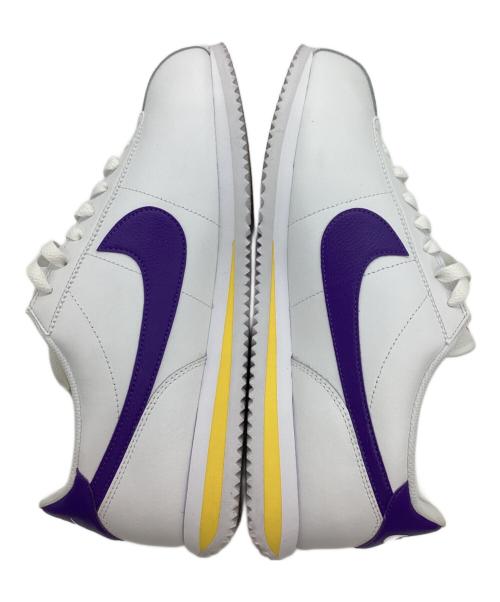 NIKE（ナイキ）NIKE (ナイキ) スニーカー ホワイト×パープル サイズ:28.5の古着・服飾アイテム