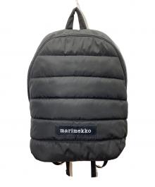 marimekko（マリメッコ）の古着「LOLLY(ローリー) キルティング リュック」｜ブラック
