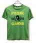 Hysteric Glamour（ヒステリックグラマー）の古着「ヒスガール ビッグロゴTシャツ」｜グリーン