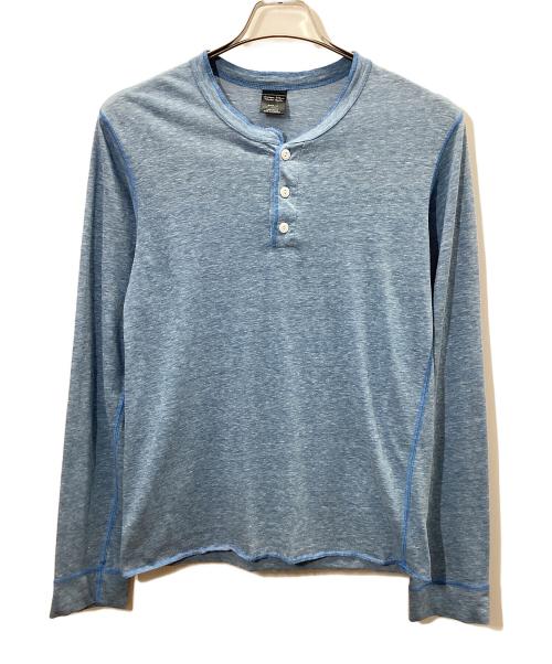 NUMBER (N)INE（ナンバーナイン）NUMBER (N)INE (ナンバーナイン) ヘンリーネックカットソー スカイブルー サイズ:2の古着・服飾アイテム