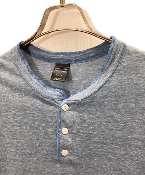 NUMBER (N)INE（ナンバーナイン）NUMBER (N)INE (ナンバーナイン) ヘンリーネックカットソー スカイブルー サイズ:2の古着・服飾アイテム