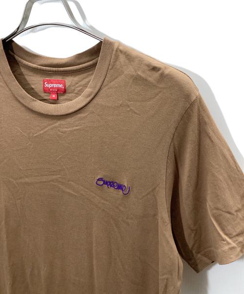 SUPREME（シュプリーム）Supreme (シュプリーム) 半袖カットソー ブラウン サイズ:Mの古着・服飾アイテム