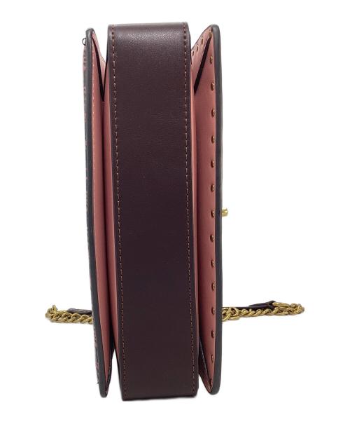 COACH（コーチ）COACH (コーチ) JENNIFER LOPEZ (ジェニファーロペス) ハットン ショルダー バッグ カラーブロック ウィズ スネークスキン ブラック×ピンクの古着・服飾アイテム