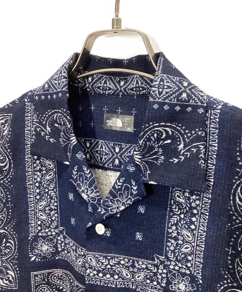 THE NORTH FACE（ザ ノース フェイス）THE NORTH FACE (ザ ノース フェイス) ショートスリーブクライミングサマーシャツ ネイビー サイズ:Mの古着・服飾アイテム