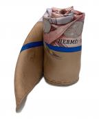 HERMESエルメス）の古着「シルクスカーフ　カレ90」｜ブラウン