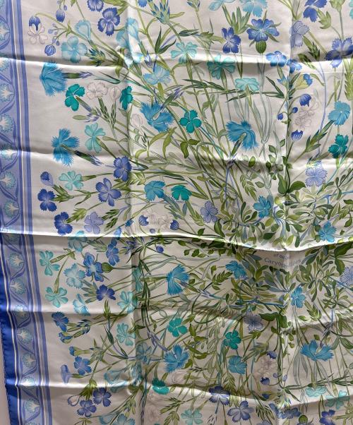 HERMES（エルメス）HERMES (エルメス) シルクスカーフ　カレ90 スカイブルーの古着・服飾アイテム