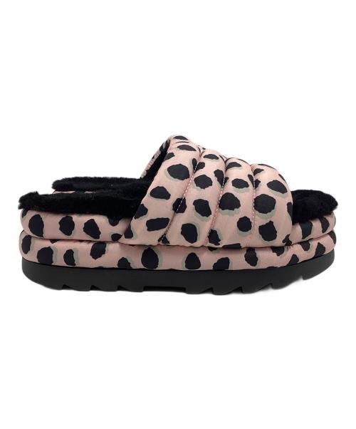 UGG（アグ）UGG (アグ) MAXI SLIDE CHEETAH PRINT （マキシ スライド チーター プリント） ピンク サイズ:25の古着・服飾アイテム