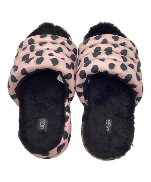 UGG（アグ）UGG (アグ) MAXI SLIDE CHEETAH PRINT （マキシ スライド チーター プリント） ピンク サイズ:25の古着・服飾アイテム