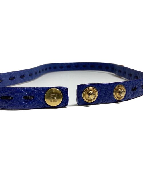 FENDI（フェンディ）FENDI (フェンディ) セレリア 2連ブレスレット ブルーの古着・服飾アイテム