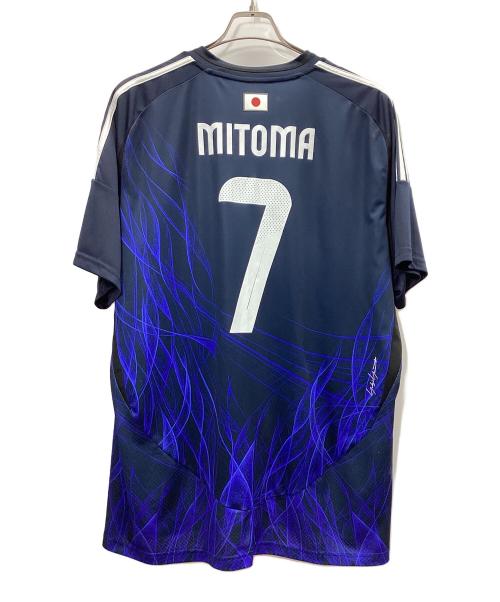 Y-3（ワイスリー）Y-3 (ワイスリー) adidas (アディダス) MITOMA 7 サッカーシャツ ネイビー サイズ:6XLの古着・服飾アイテム