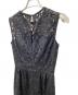 中古・古着 Kate Spade (ケイトスペード) ノースリーブワンピース ブラック サイズ:2：3000円