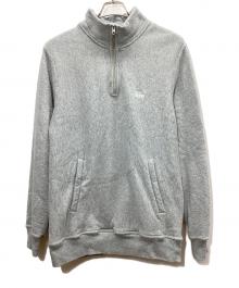 stussy（ステューシー）の古着「ハーフジップスウェット」｜グレー