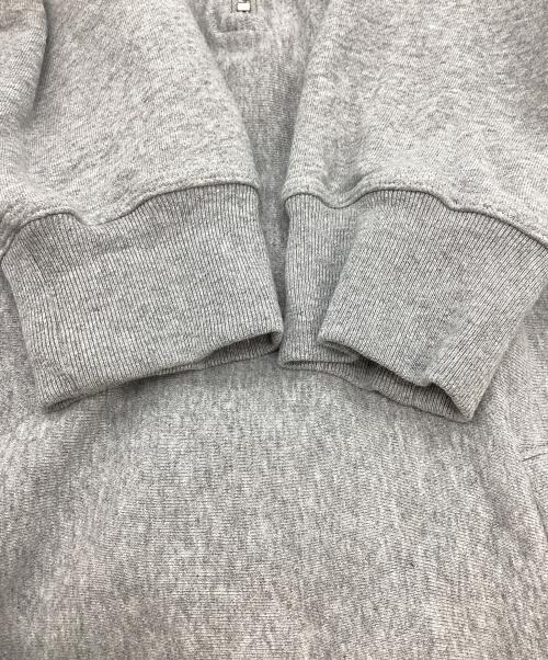 stussy（ステューシー）stussy (ステューシー) ハーフジップスウェット グレー サイズ:Mの古着・服飾アイテム