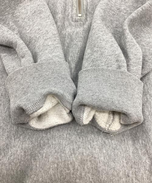 stussy（ステューシー）stussy (ステューシー) ハーフジップスウェット グレー サイズ:Mの古着・服飾アイテム