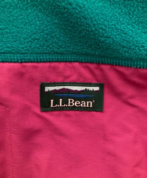 L.L.Bean（エルエルビーン）L.L.Bean (エルエルビーン) フリースジャケット ブルー×ピンク サイズ:Sの古着・服飾アイテム