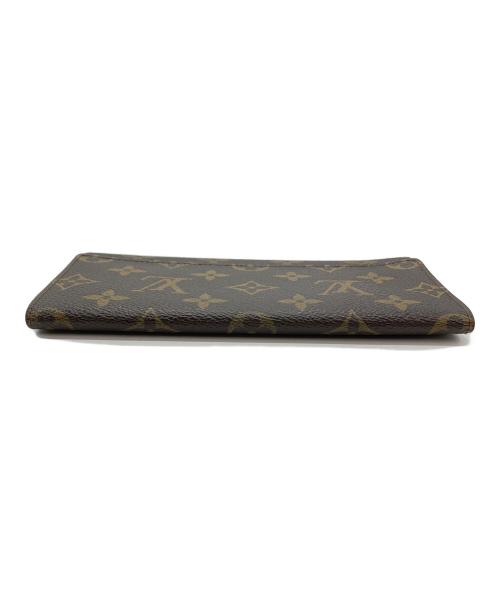 LOUIS VUITTON（ルイ ヴィトン）LOUIS VUITTON (ルイ ヴィトン) ルイヴィトン　モノグラム　ポルトフォイユ・3カルトクレディ ブラウンの古着・服飾アイテム