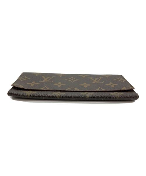 LOUIS VUITTON（ルイ ヴィトン）LOUIS VUITTON (ルイ ヴィトン) ルイヴィトン　モノグラム　ポルトフォイユ・3カルトクレディ ブラウンの古着・服飾アイテム