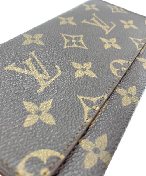 LOUIS VUITTON（ルイ ヴィトン）LOUIS VUITTON (ルイ ヴィトン) ルイヴィトン　モノグラム　ポルトフォイユ・3カルトクレディ ブラウンの古着・服飾アイテム