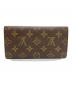LOUIS VUITTON (ルイ ヴィトン) ルイヴィトン　モノグラム　ポルトフォイユ・3カルトクレディ ブラウン：10000円