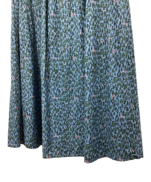 オオカミとフクロウ（オオカミトフクロウ）オオカミとフクロウ (オオカミトフクロウ) フクロウとこもれび森のかくれんぼ“ゆらぎ” ブルー サイズ:freeの古着・服飾アイテム