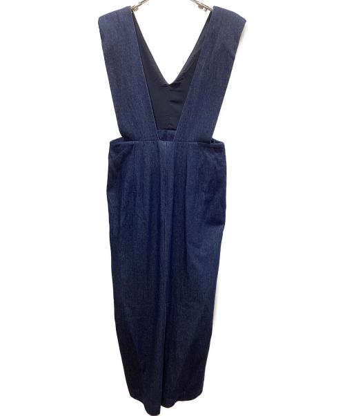forme（フォルメ）forme (フォルメ) ショルダーパッドドレス ネイビー サイズ:1の古着・服飾アイテム