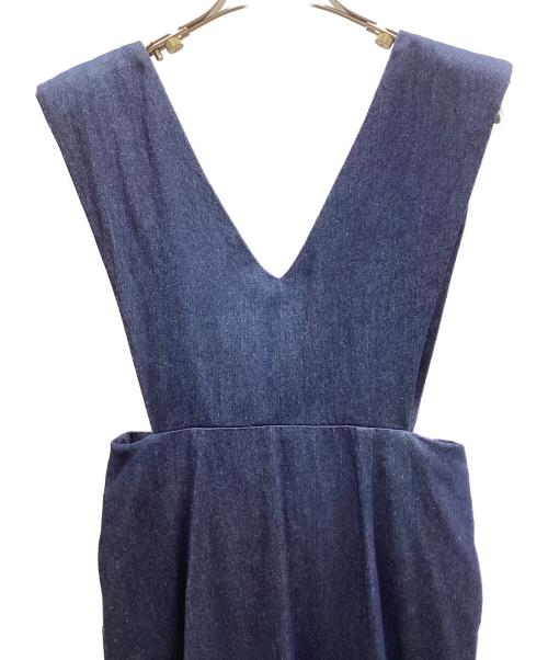 forme（フォルメ）forme (フォルメ) ショルダーパッドドレス ネイビー サイズ:1の古着・服飾アイテム