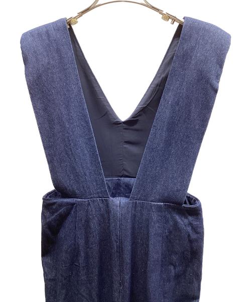forme（フォルメ）forme (フォルメ) ショルダーパッドドレス ネイビー サイズ:1の古着・服飾アイテム