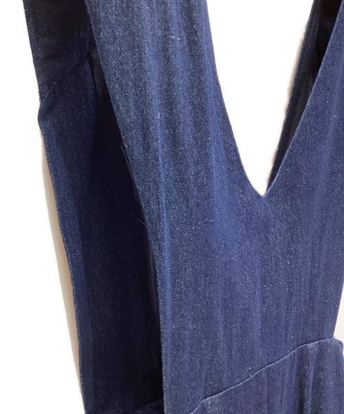 forme（フォルメ）forme (フォルメ) ショルダーパッドドレス ネイビー サイズ:1の古着・服飾アイテム