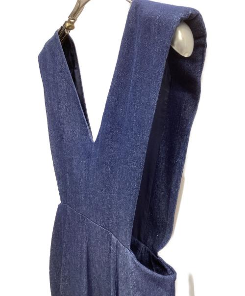 forme（フォルメ）forme (フォルメ) ショルダーパッドドレス ネイビー サイズ:1の古着・服飾アイテム