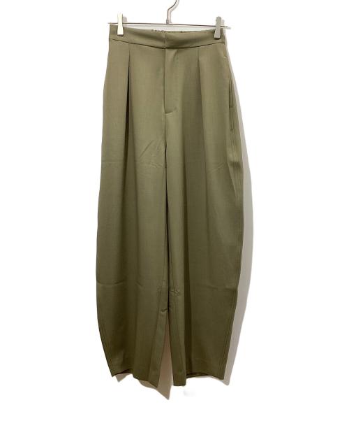 forme（フォルメ）forme (フォルメ) カーブパンツ オリーブ サイズ:1 未使用品の古着・服飾アイテム
