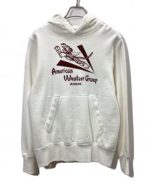 BUZZ RICKSON'S（バズリクソンズ）の古着「アメリカンボランティアグループプルオーバーパーカー」｜ホワイト