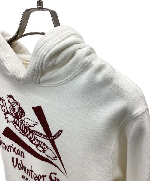 BUZZ RICKSON'S（バズリクソンズ）Buzz Rickson's (バズリクソンズ) アメリカンボランティアグループプルオーバーパーカー ホワイト サイズ:Sの古着・服飾アイテム