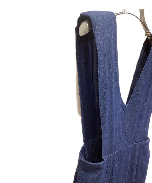 forme（フォルメ）forme (フォルメ) ノースリーブ・キャミソールワンピース インディゴの古着・服飾アイテム