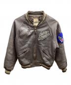 AVIREXアヴィレックス）の古着「レザースタジャン」｜ブラウン