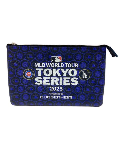 MLB（エムエルビー）MLB (エムエルビー) MLB WORLD TOUR SERIES 2025ハンドポーチ ブルーの古着・服飾アイテム