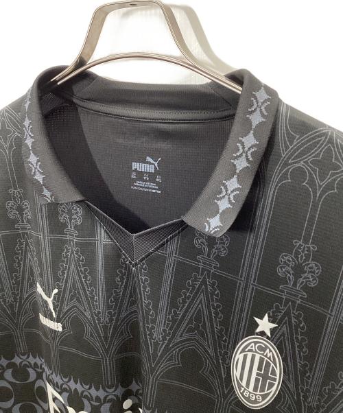 PUMA（プーマ）PUMA (プーマ) ACミラン x PLEASURES ユニフォーム グレー×ブラック サイズ:XXLの古着・服飾アイテム