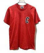 American Pastimesアメリカンパスタイム）の古着「半袖カットソー」｜レッド