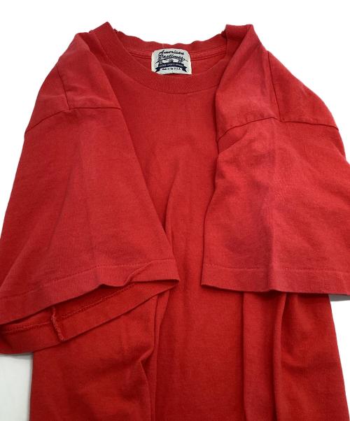 American Pastimes（アメリカンパスタイム）American Pastimes (アメリカンパスタイム) 半袖カットソー レッド サイズ:不明の古着・服飾アイテム