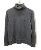 BURBERRYバーバリー）の古着「タートルネックニット」｜グレー