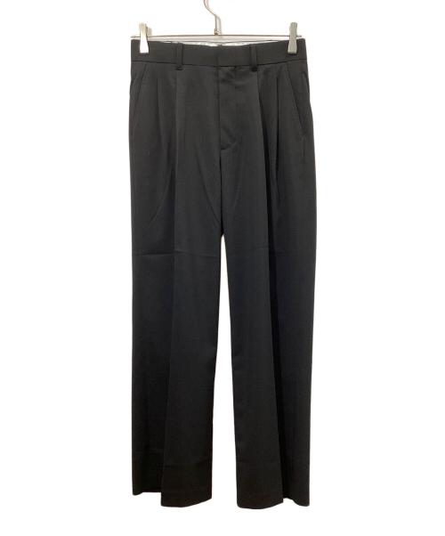 forme（フォルメ）forme (フォルメ) タックローウエストパンツ ブラック 未使用品の古着・服飾アイテム