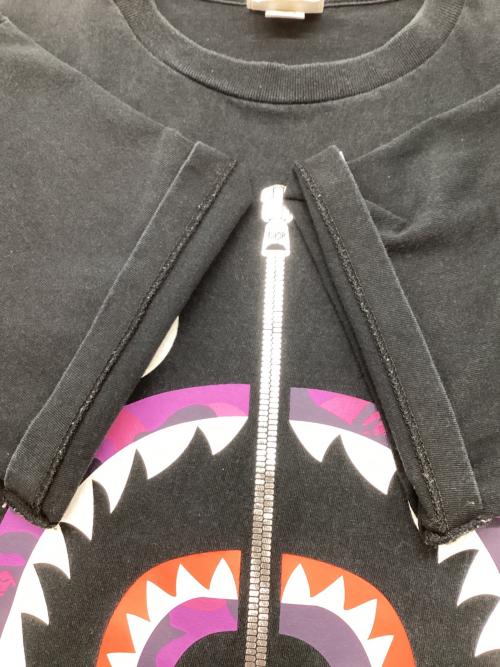 A BATHING APE（ア ベイシング エイプ）A BATHING APE (ア ベイシング エイプ) 半袖カットソー ブラック サイズ:Lの古着・服飾アイテム