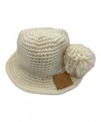 Vivienne Westwoodヴィヴィアンウエストウッド）の古着「ニットバケットハット」｜アイボリー