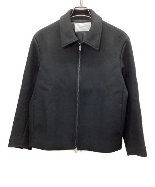 STUDIOUS（ステュディオス）STUDIOUS (ステュディオス) カシミヤウールジップブルゾン ブラック サイズ:1の古着・服飾アイテム